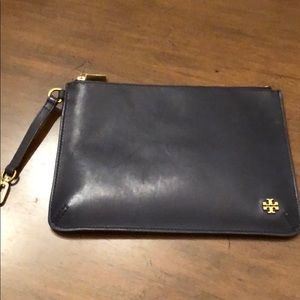Tory Burch Navy Clutch